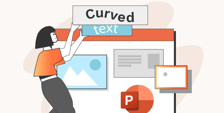 Bend text in PowerPoint files - 